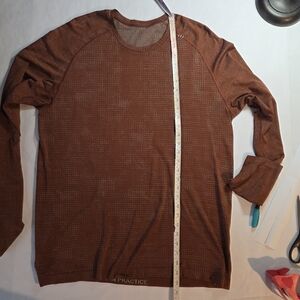 Lululemon Athletica Rust Long Sleeve Top